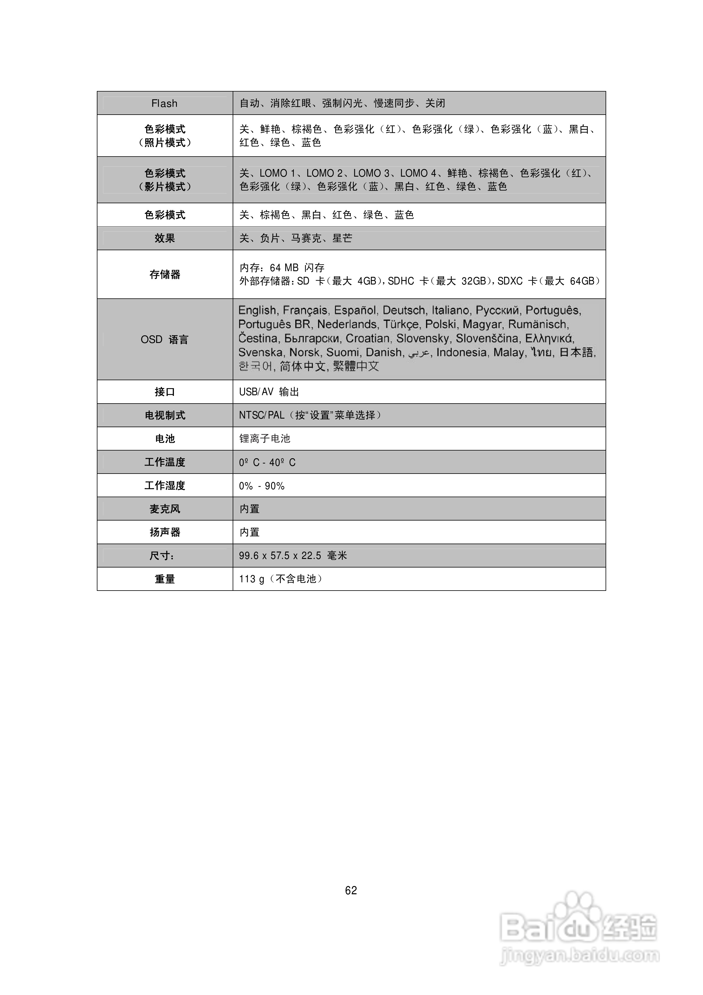 海尔DC-S70数码相机使用说明书:[7]