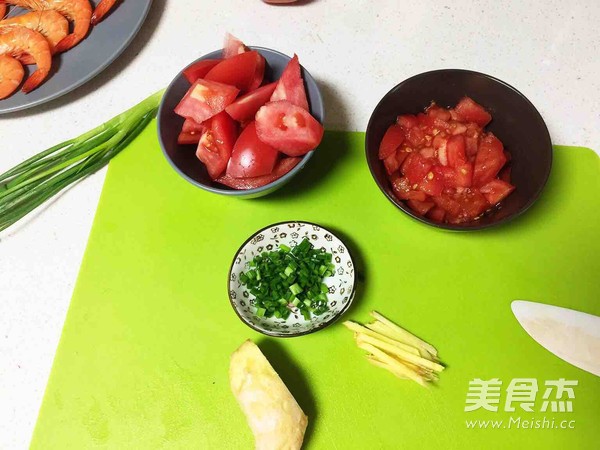 番茄大虾的做法