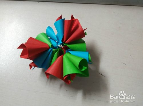 创意折纸花球，送女朋友创意礼物（1）