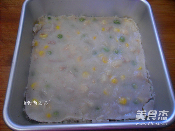 豌豆玉米马蹄糕