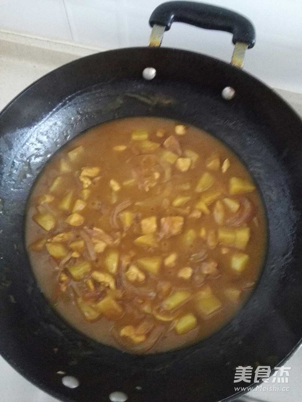 咖喱鸡肉饭的做法