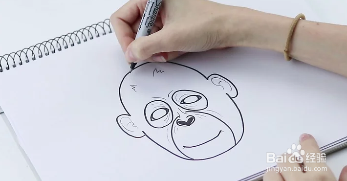 怎么绘制猴脸