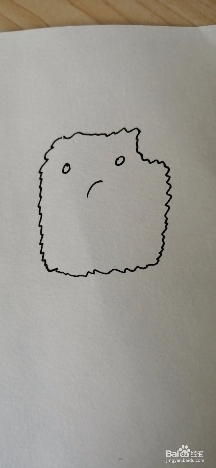 简笔画-可爱卡通海绵宝宝简笔画