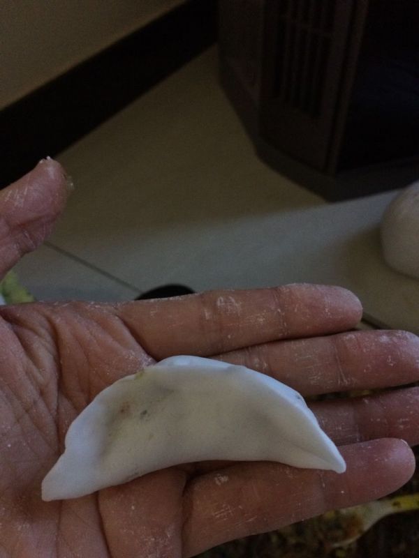 水晶芹菜玉米饺子