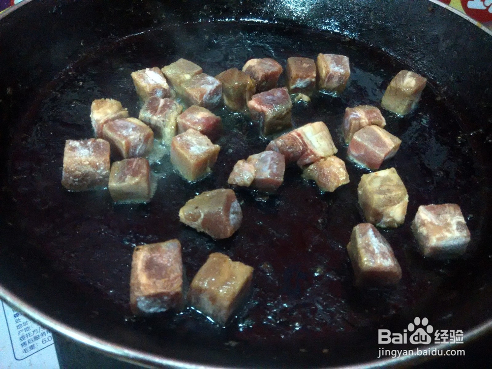 牛腩块炒土豆丝