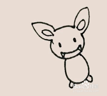 儿童简笔画之蝙蝠的画法