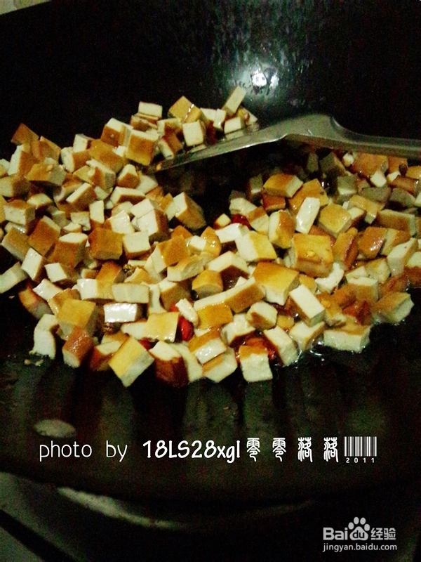 私房菜：韭菜炒豆干