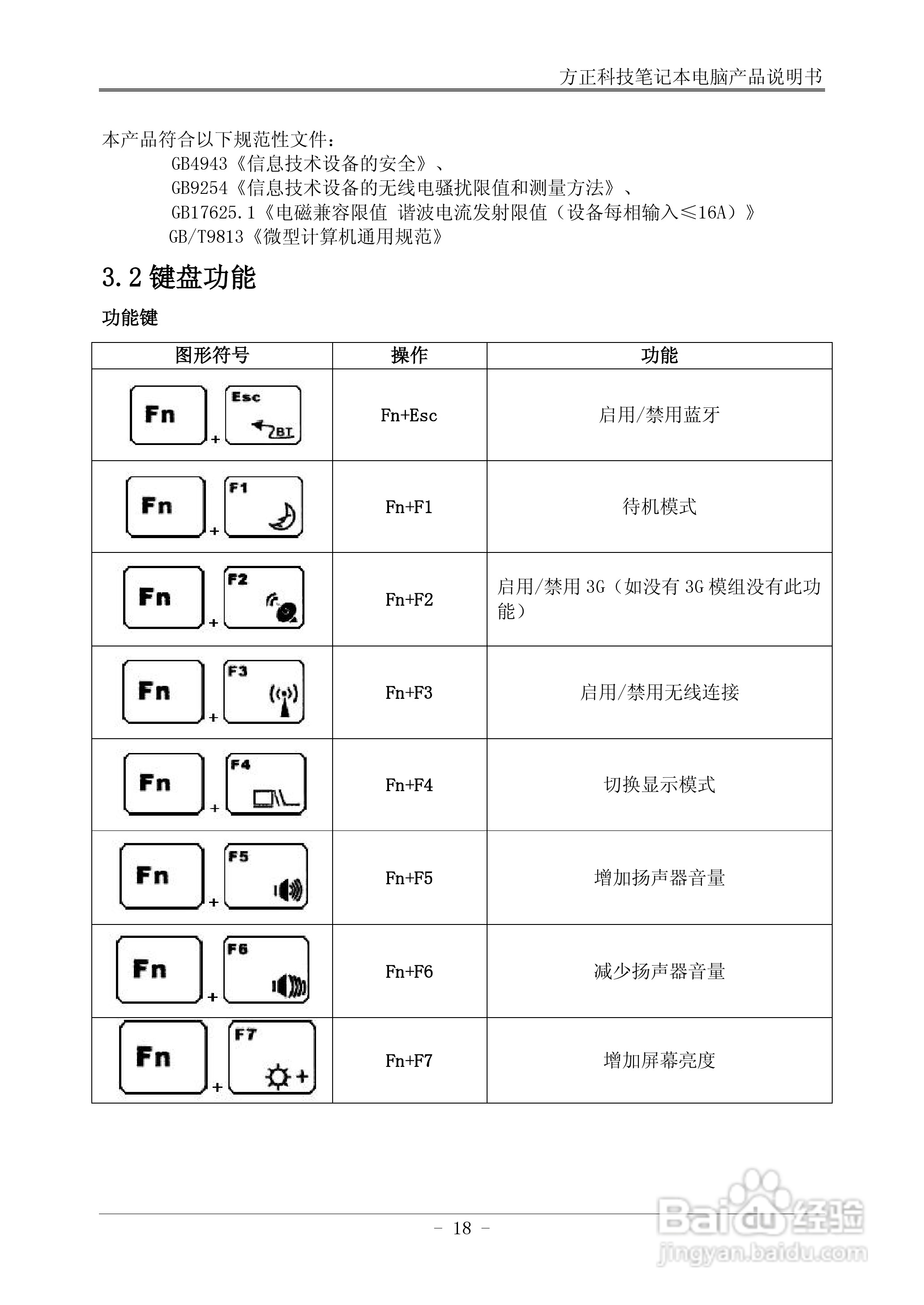 方正B102TC笔记本电脑使用说明书:[3]