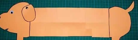 幼儿园手工制作弹簧狗 彩纸做玩具狗狗的方法