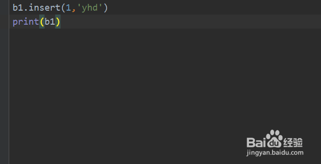 如何使用python语言中的列表方法插入指定位置