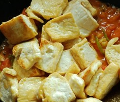 很有食欲的番茄炒豆腐