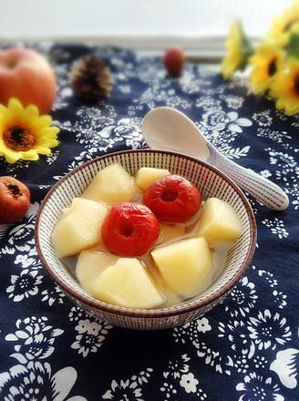 山楂苹果汤的做法