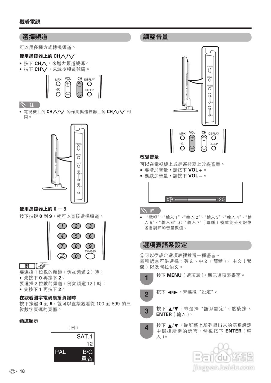 声宝LC-46PA63H型液晶电视机说明书:[2]