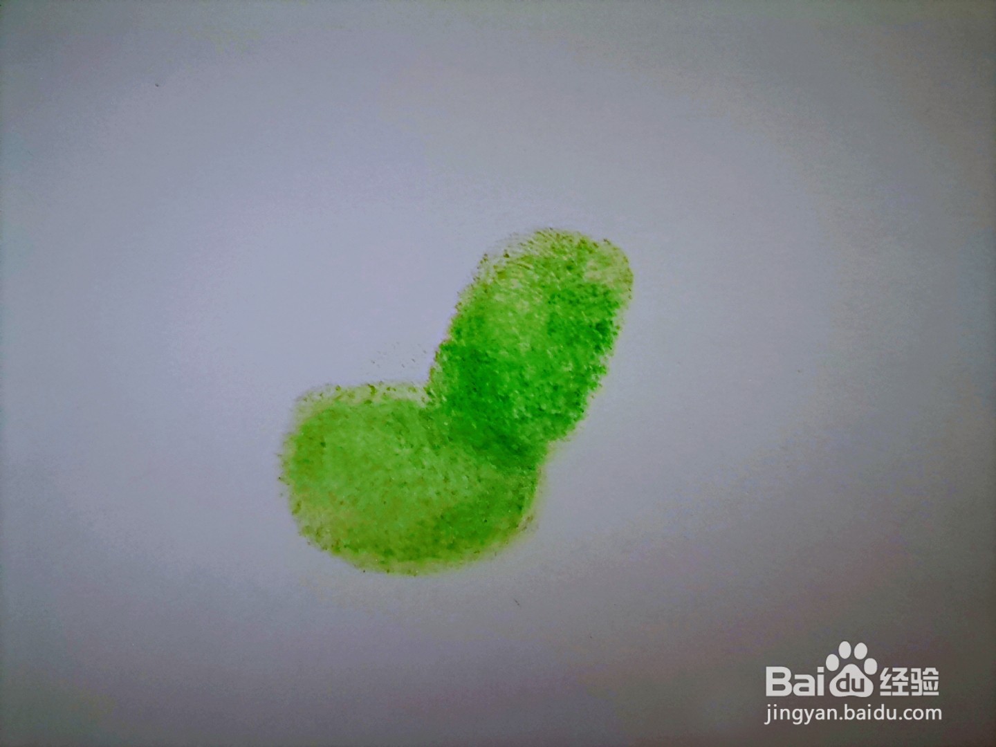 如何用手指印画一只伸懒腰的猫