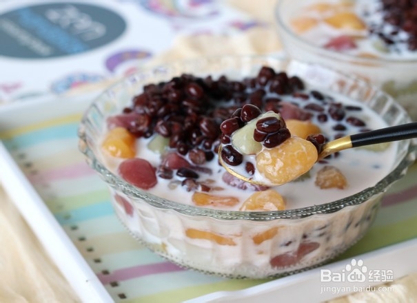 牛奶红豆芋圆的做法