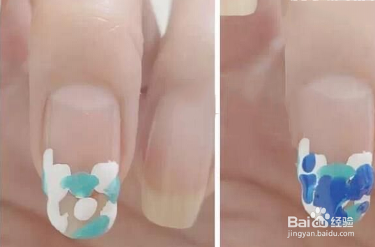 大海水滴美甲教程