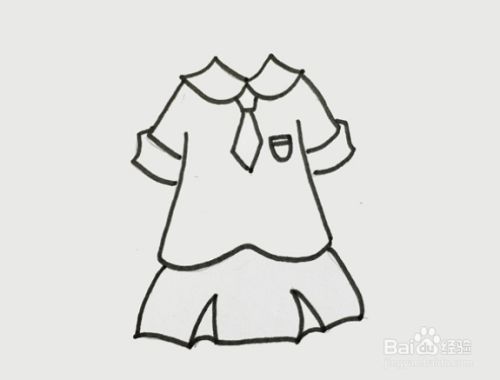 女生校服怎么画