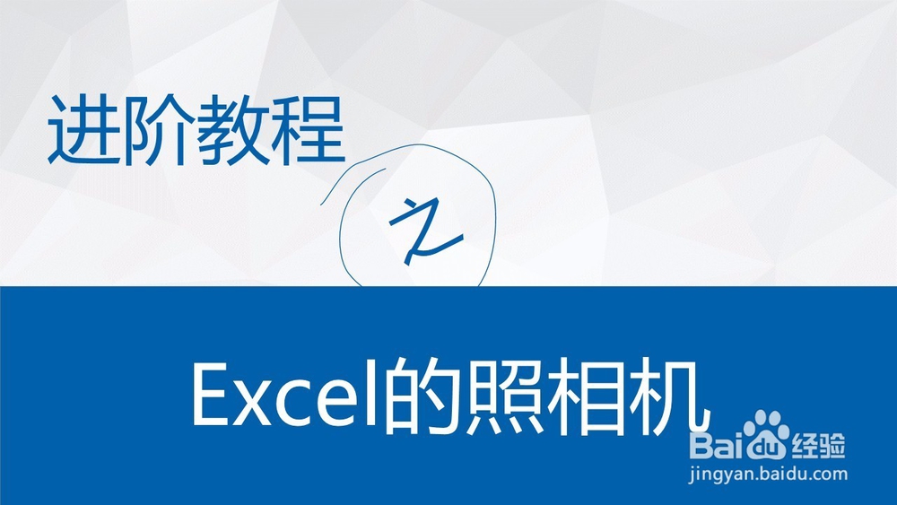 Excel中的照相机