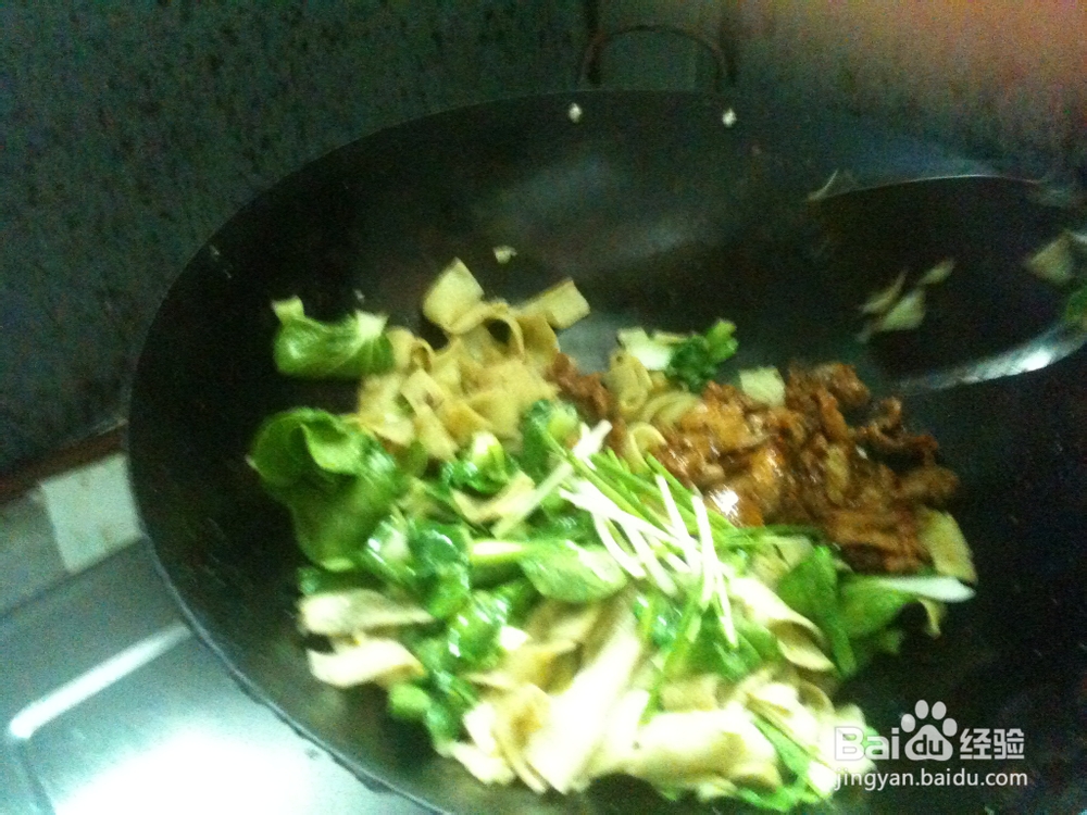 怎么炒鲜豆丝