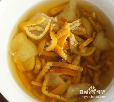 橘子皮加生姜有什么功效