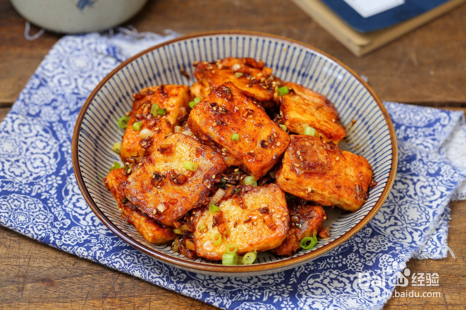 怎么做香煎孜然豆腐