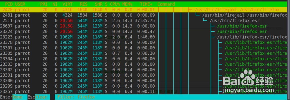 Linux系统性能和进程管理工具htop简介