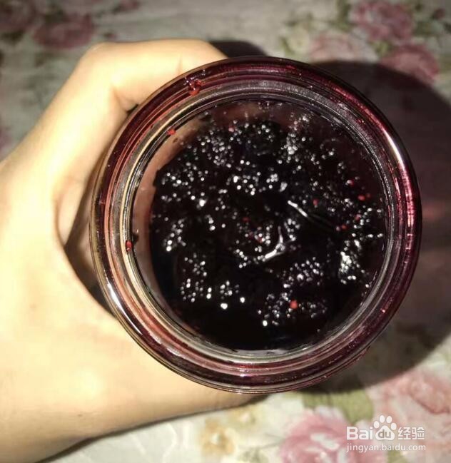 手工自制紫桑葚酱简便方法,黑桑葚果子酱制作