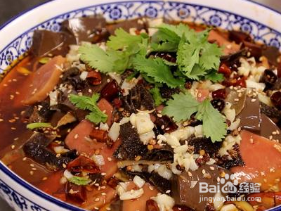 毛血旺的制作方法