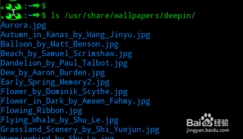 Deepin Linux怎么设置壁纸 百度经验