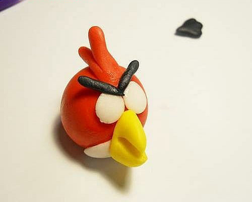 怎样用橡皮泥捏一只疯狂的小鸟