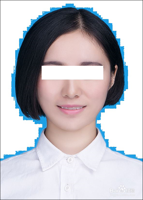 如何用windows自带画图工具把蓝底照片改成白底