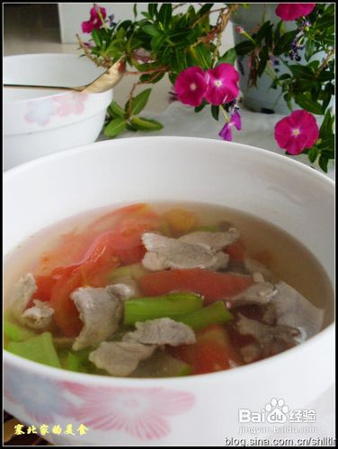 怎么做番茄丝瓜肉片汤