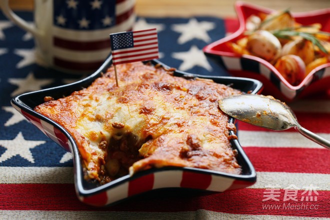 焗烤薯条派的做法