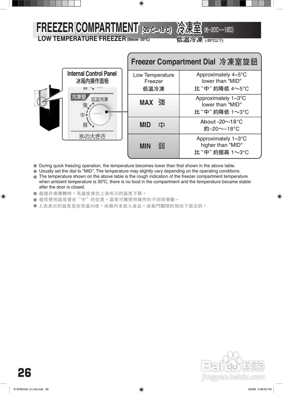 日立R-SF56XMJ电冰箱使用说明书:[3]