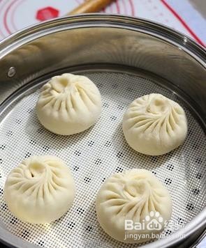 青菜素包子的做法