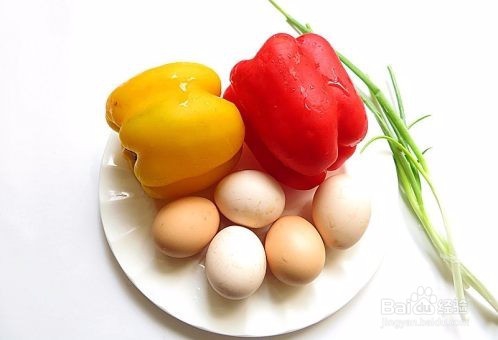 黑椒味双色彩椒酿蛋饼怎么做好吃