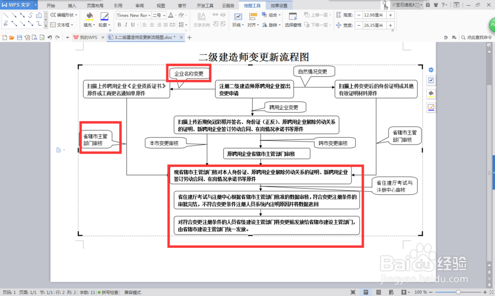 二级建造师变更新流程图