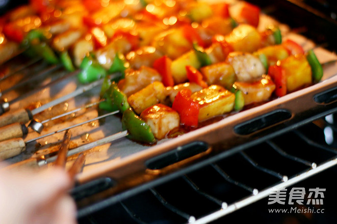 夏威夷风情鸡肉串