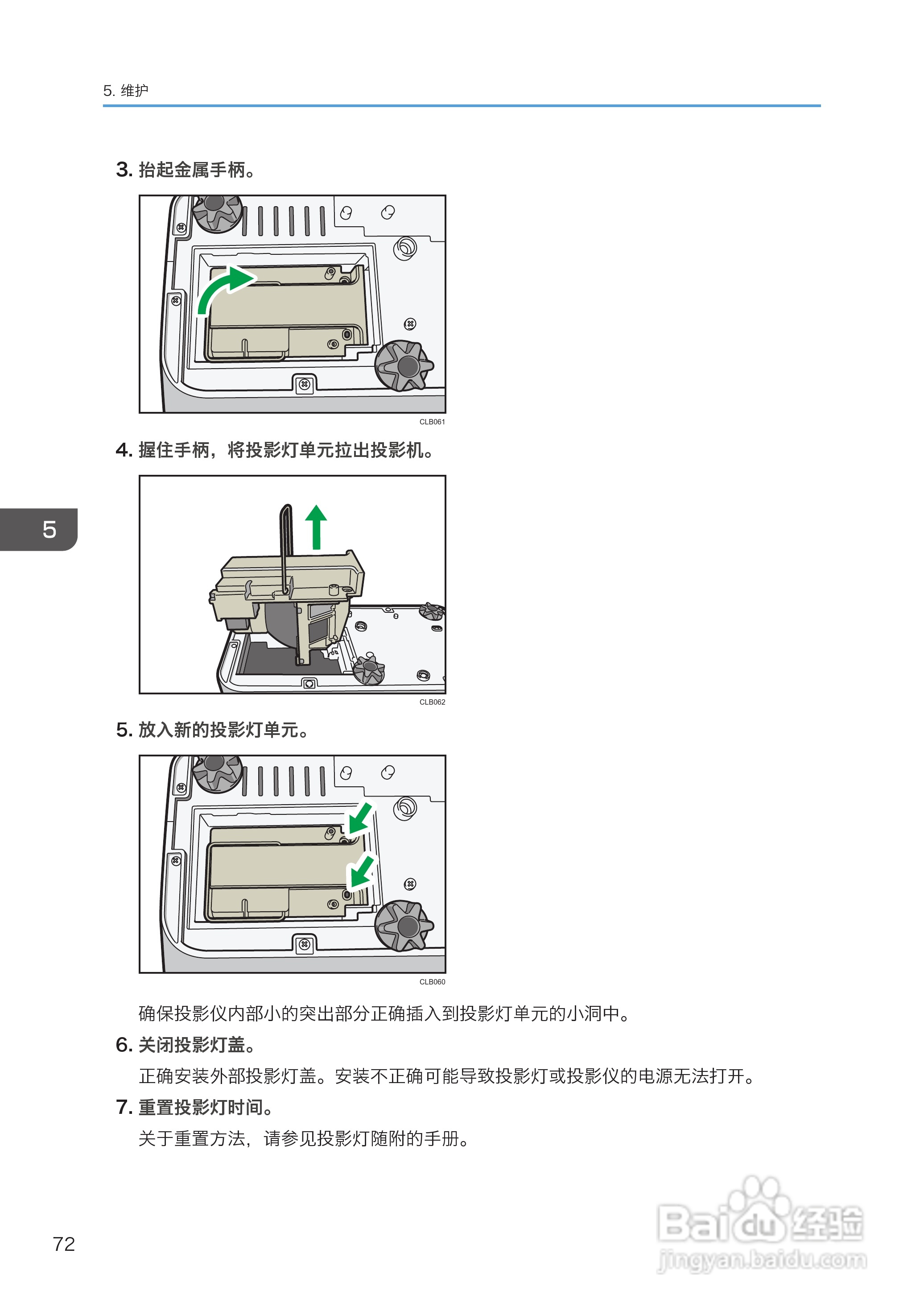 理光PJ WX4130投影机说明书:[8]