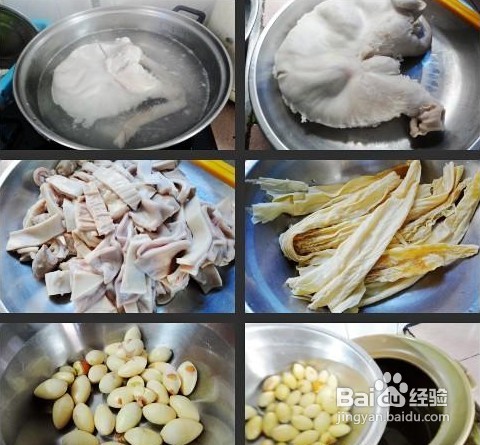 怎样做白果腐竹猪肚汤
