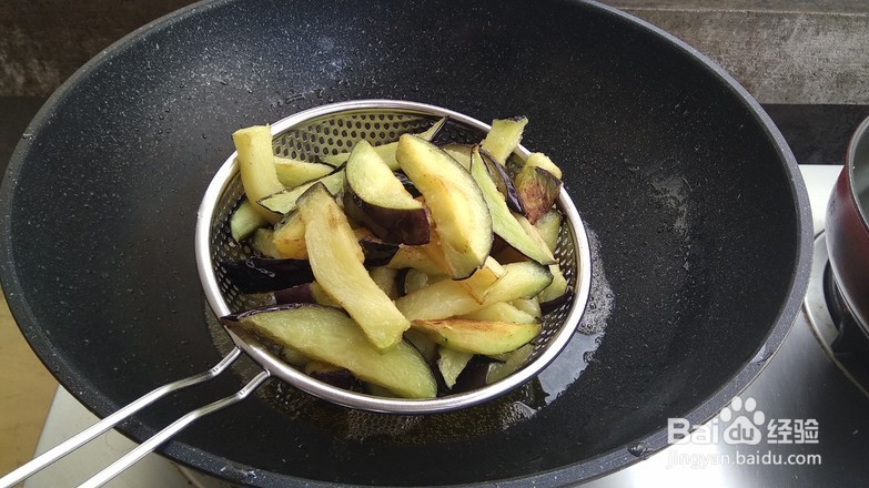 教你做茄子炒肉丝