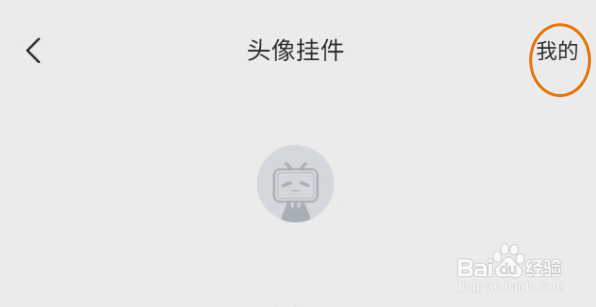 哔哩哔哩概念如何查看我的头像挂件