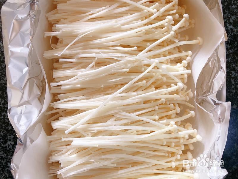 锡纸蒜蓉金针菇的做法