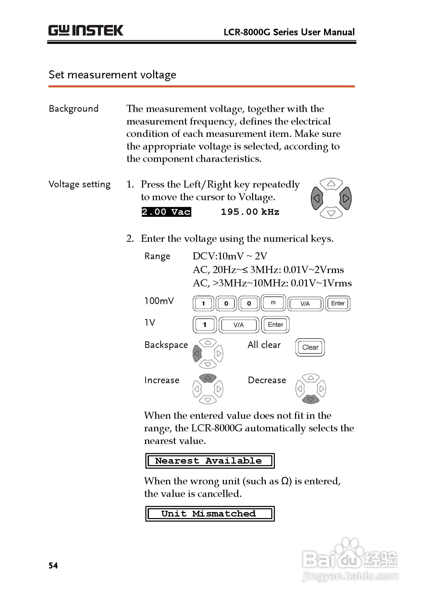 固纬LCR-8105G高精度LCR测试仪使用说明书:[6]