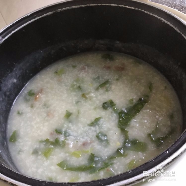 芥菜粥的简单做法