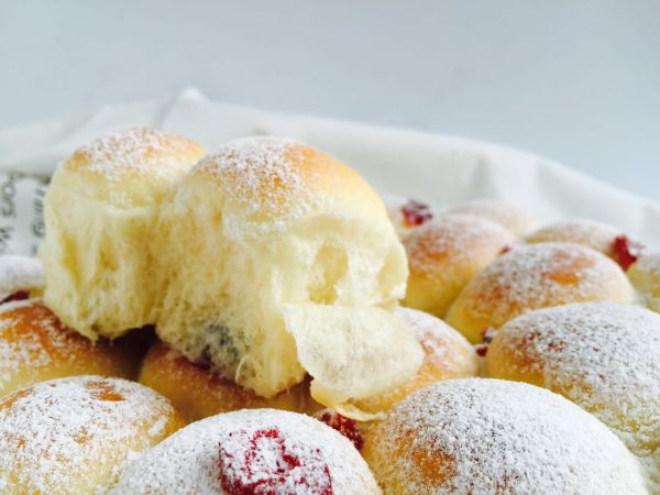 蓝莓爆浆小面包