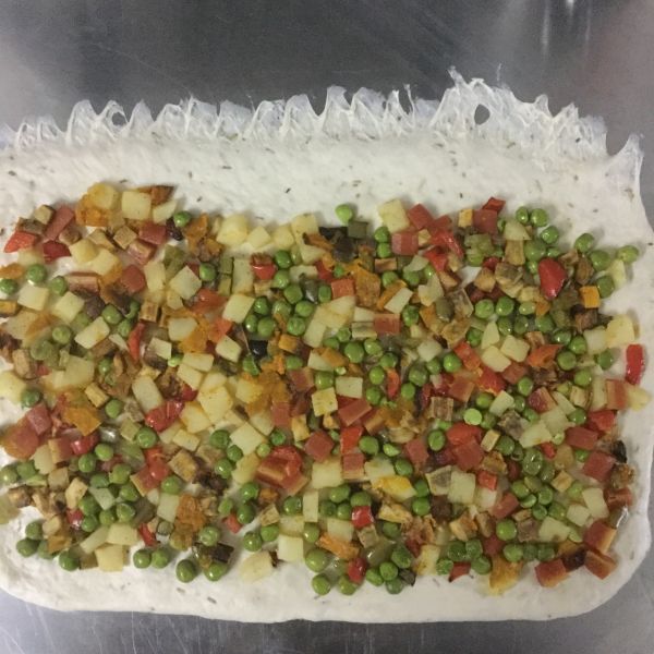 意式蔬菜面包卷