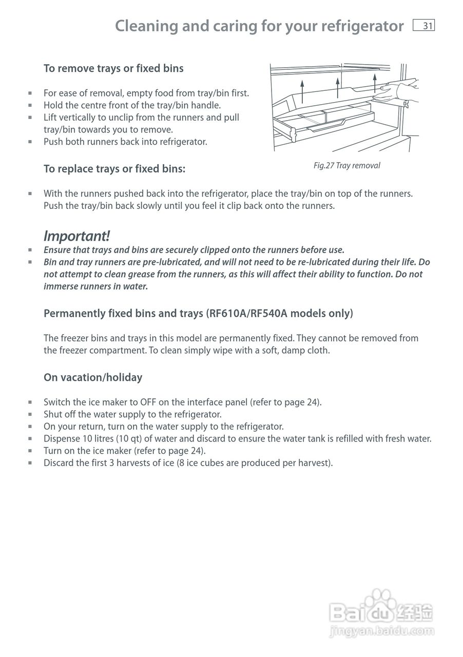 斐雪派克E522BRXFDU2冰箱说明书:[4]