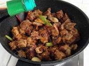 美味的香辣牛肉