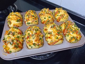 【香葱芝士火腿小面包】教程